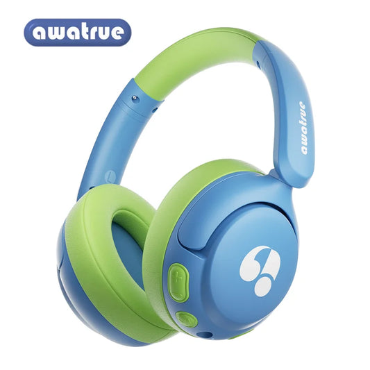 Awatrue Kids Bluetooth 5.4 Headphone 85Dba Safe Volume Lightweight Wireless Over-Ear Headsets for Ipad/Yoto Player/Tablet/School