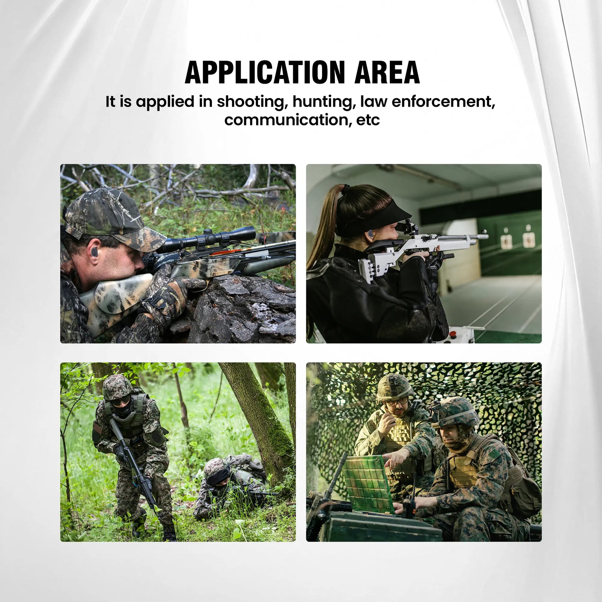 Elevate Your Outdoor Experience with ARM NEXT FieldOps E30 Tactical Earbuds - Wireless Hearing Protection with Bluetooth, 31dB Noise Reduction, and 50-Hour Playtime!