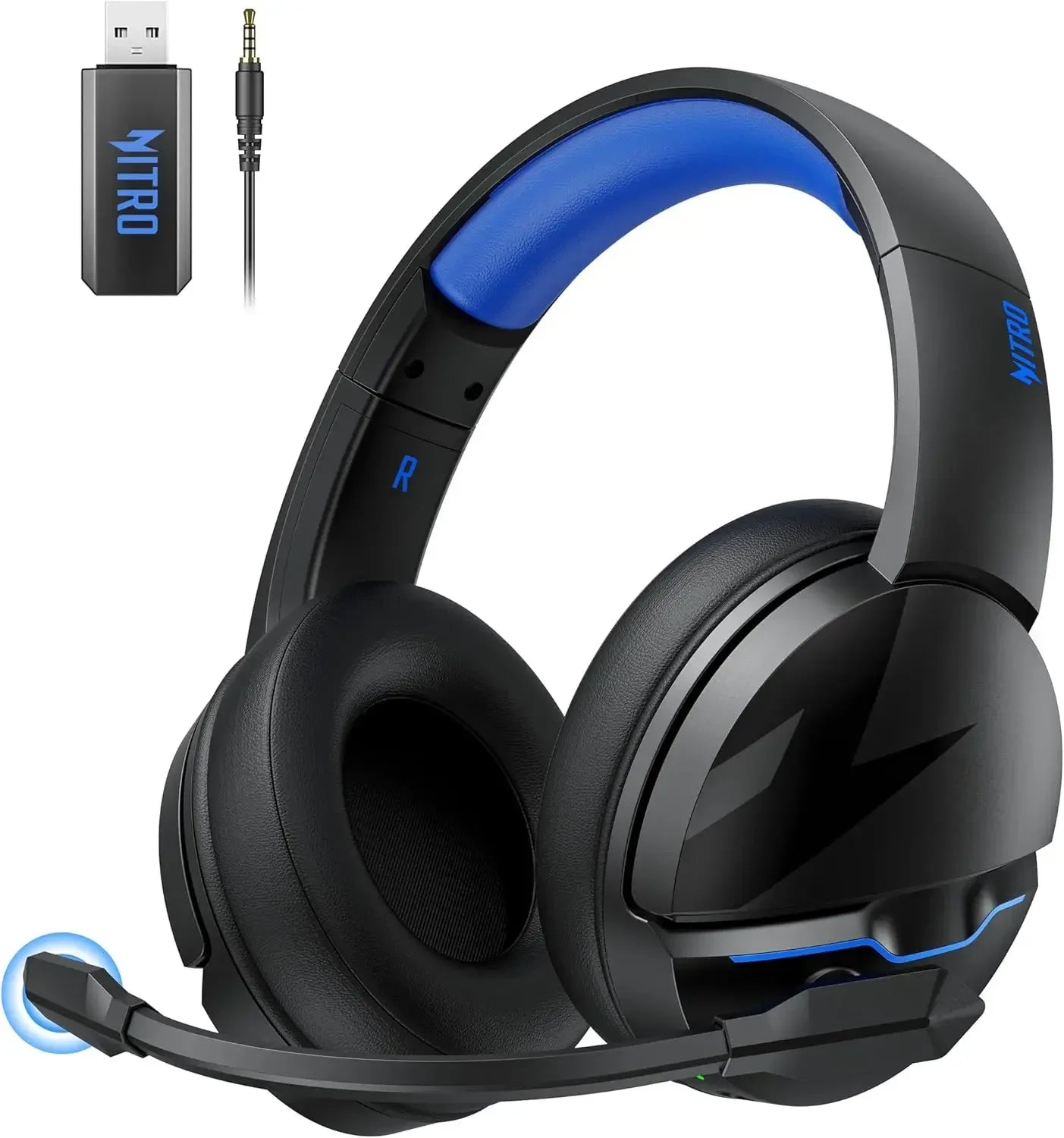 K2 Wireless Headsets Gamer 100H Battery Dynamic 50Mm Drivers Clear Voice Mic Bluetooth Gaming Headphone for PC PS4 Earphone