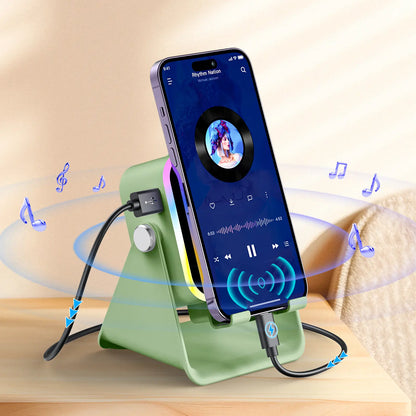 Multifunktionaler Handyhalter mit Lautsprecher
