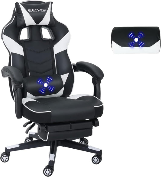 Massage Gaming Stuhl Bürostuhl Drehstuhl Chefsessel Schreibtischst