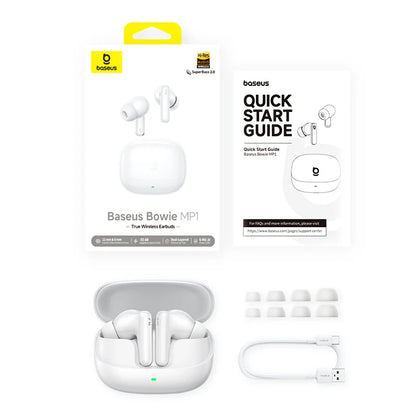 Bowie MP1 ANC Bluetooth 6.0 True Wireless Earbuds -55Db Adaptive Hybrid ANC Earphones Hi-Res LDAC 6-Mic ENC In-Ear Buds