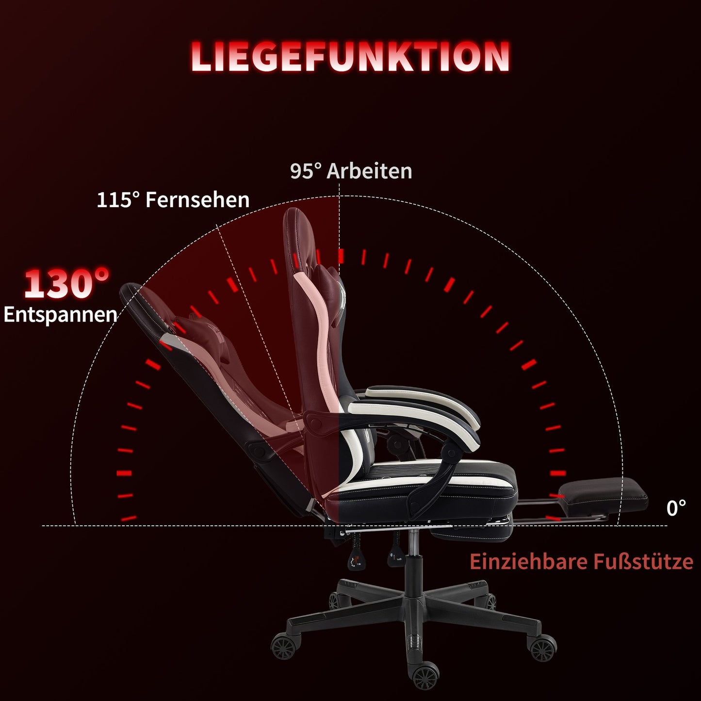 Gaming Stuhl Ergonomischer Gamer Stuhl Mit Lendenwirbelst