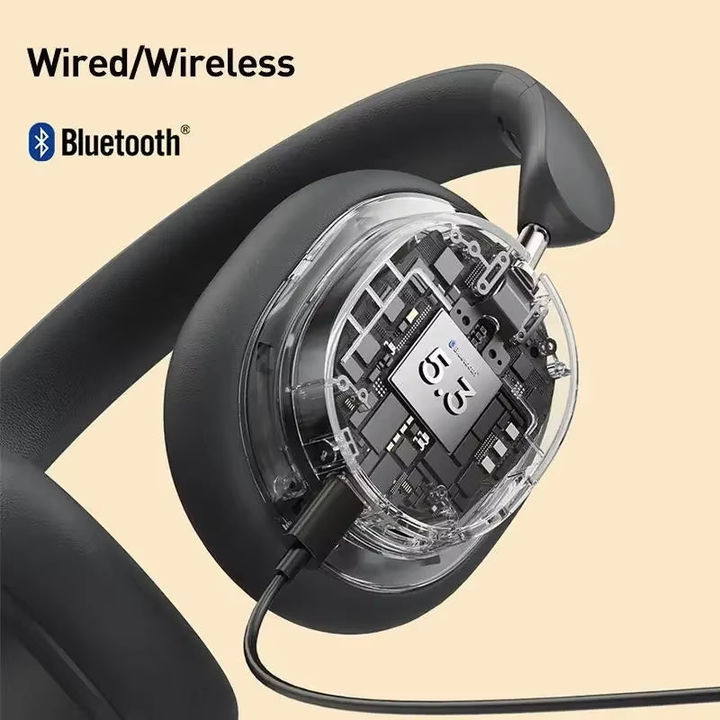 Bowie D05 Wireless Headphone Bluetooth 5.3 Earphone HIFI Level Headset 40Mm Driver Foldable over Ear Headphone 70H Time