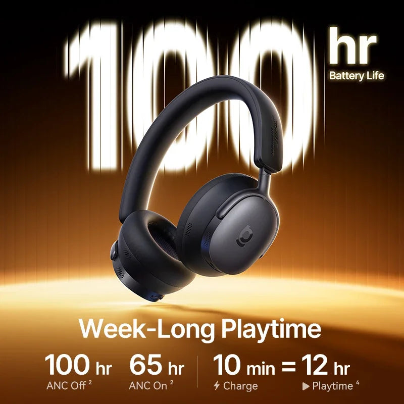 Inspire XH1 Sound by Bose ANC Wireless Headphone Bluetooth 6.1 48Db Adaptive Noise Cancellation Headset Hi-Res LDAC 100Hr