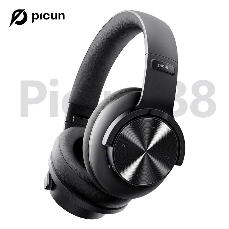 B8 Bluetooth Headphones 120H Playtime Headset Wireless Bluetooth 3EQ Mode Low Latency Hands-Free Calls over Ear Headphones
