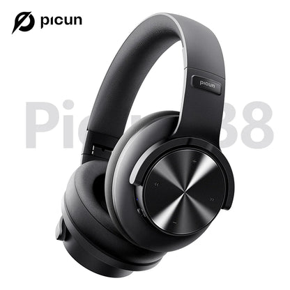 B8 Bluetooth Headphones 120H Playtime Headset Wireless Bluetooth 3EQ Mode Low Latency Hands-Free Calls over Ear Headphones