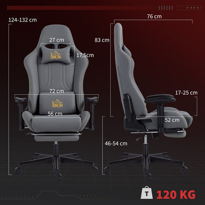 Gaming Stuhl Ergonomisch Wildlederimita