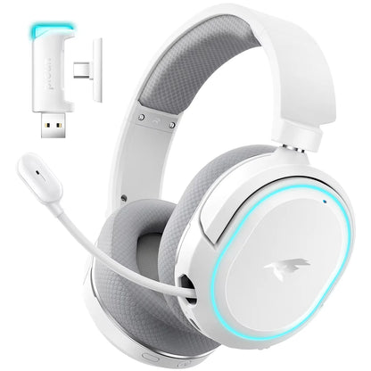 G2 2.4Ghz Bluetooth Wireless Gaming Headset for PC PS4 PS5 Phone Switch 5Ms Low Latency 7.1 Surround Wired Headset ENC Mic