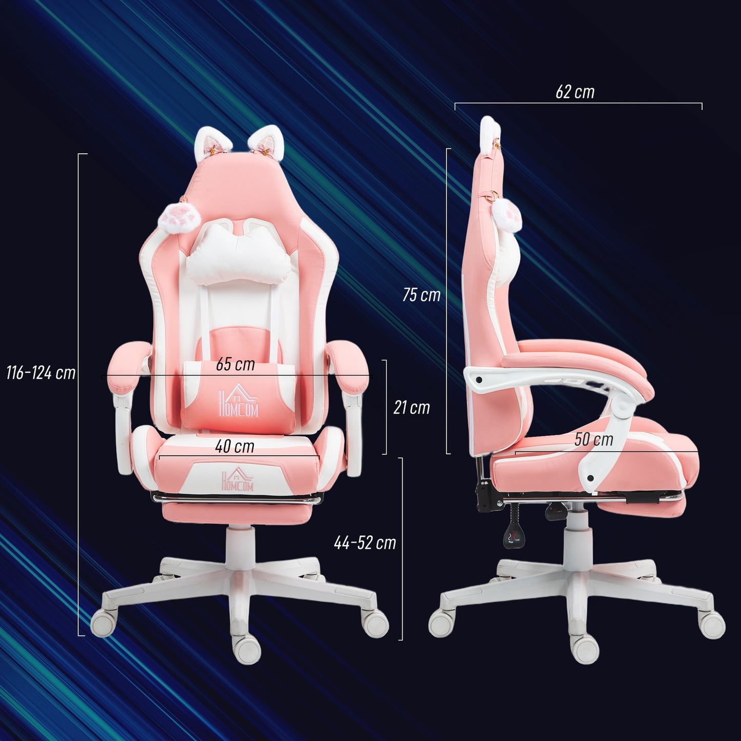 Gaming Stuhl Ergonomischer Gamer Stuhl Mit Lendenwirbelst