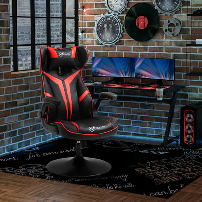 Gaming Stuhl Ergonomischer Computerstuhl Mit Wippfunktion Stahl Rot