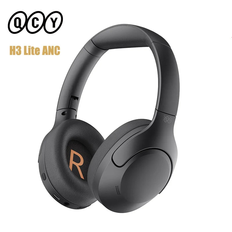 H3 Lite ANC Wireless Headphones Bluetooth 5.3 Active Noise Cancelling over Ear Headset 40Mm Driver Hifi Sound Earphones