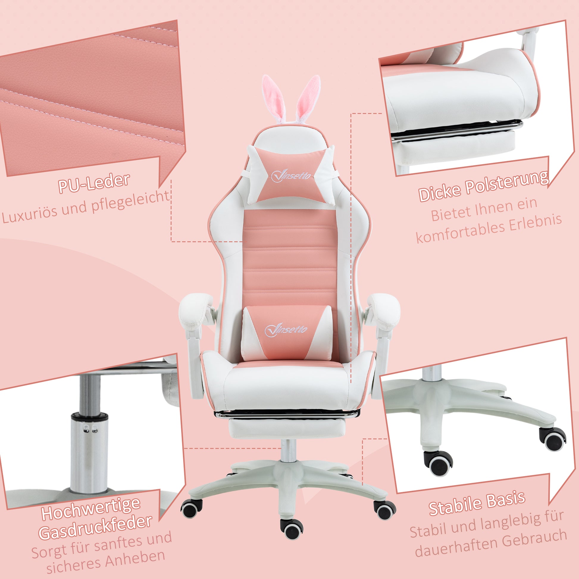 Gaming Stuhl Ergonomischer Gamer Stuhl Mit Lendenwirbelst