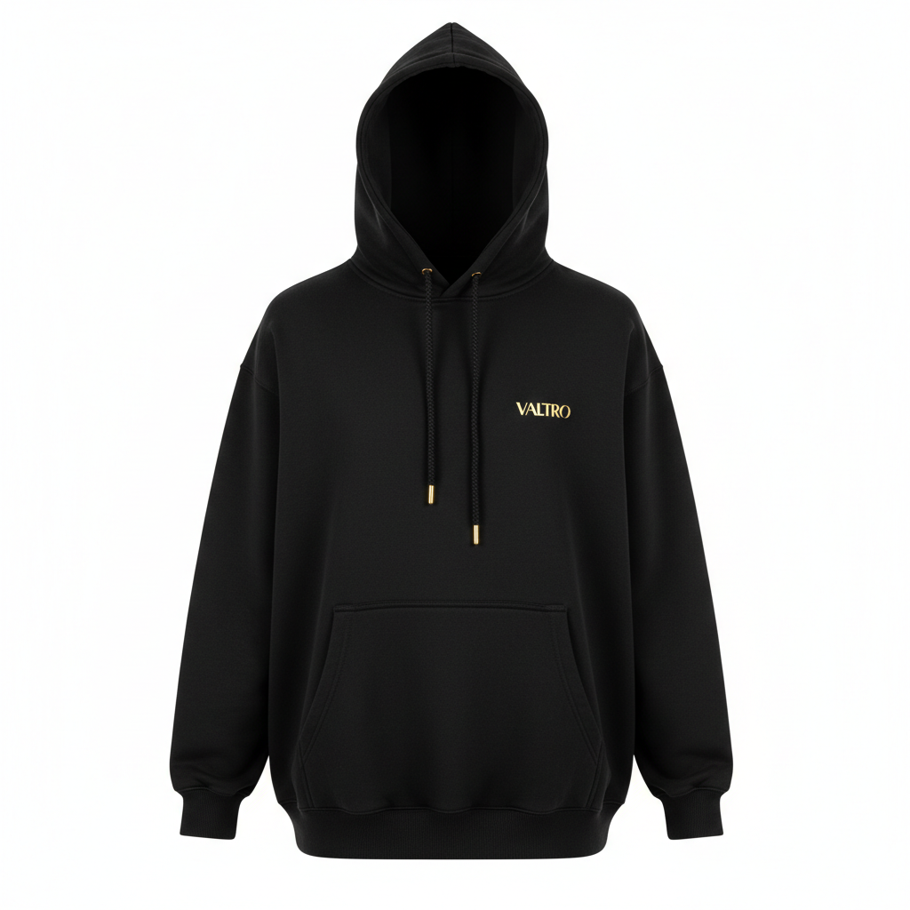 VALTRO Premium Hoodie Schwarz
