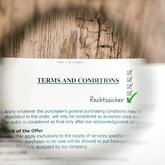 Rechtliches Dokument / Shop-Richtlinien — Detail-Checkliste | Generated by Modelize