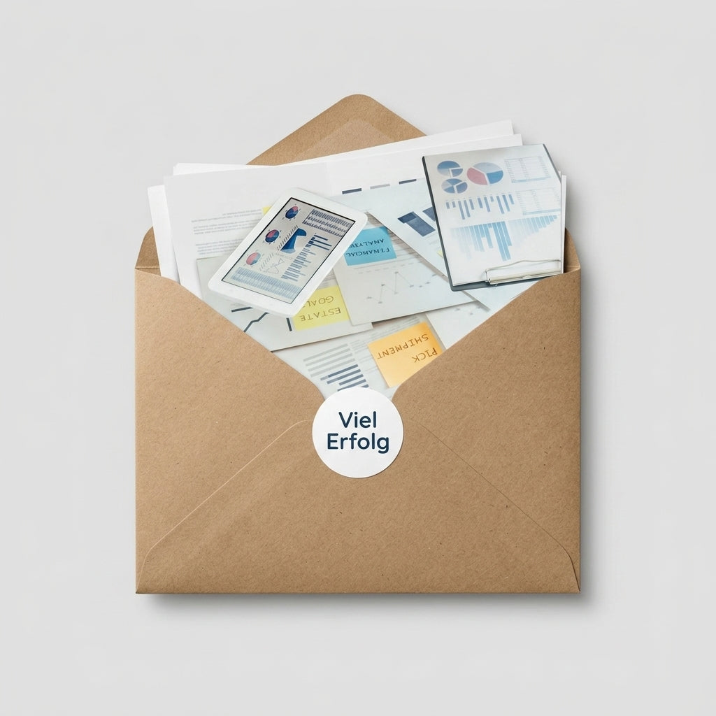 Gedruckter Leitfaden / Broschüre — Premium Shipping Packaging | Generated by Modelize