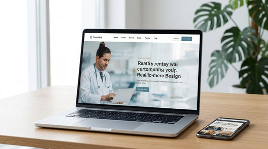 Corporate Website Interface — Modern Office Lifestyle | Generated by Modelize