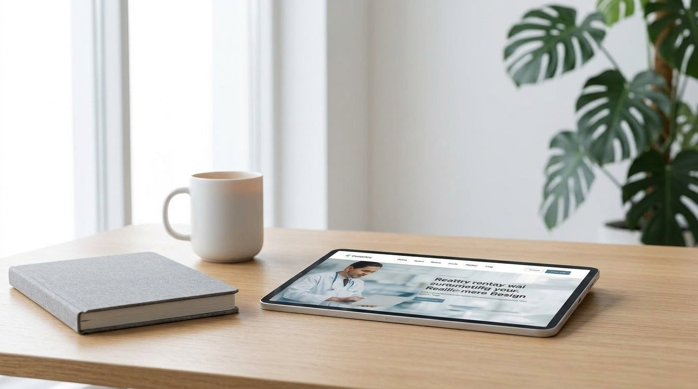Digitale Unternehmenswebseite — Modernes Arbeitsumfeld | Generated by Modelize
