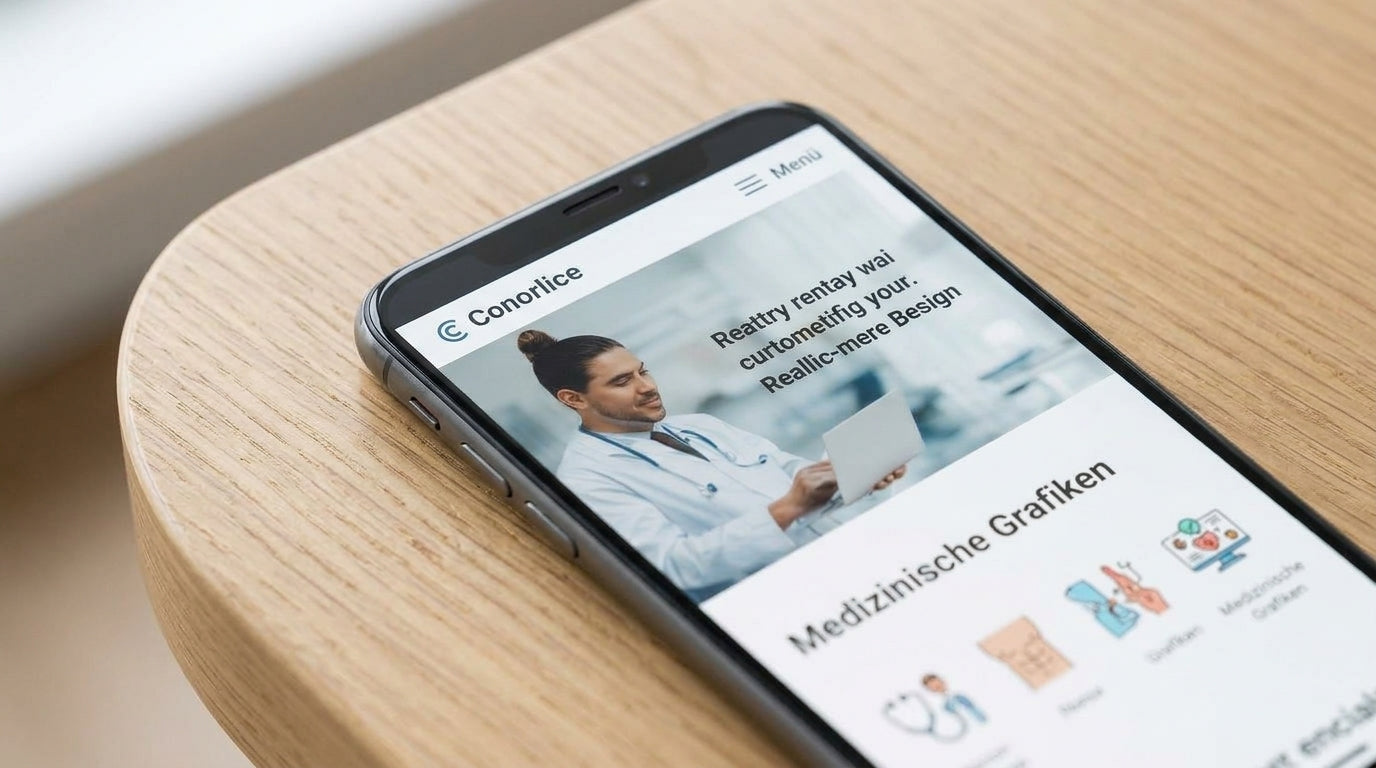 Digitale Unternehmenswebseite — Mobile Optimierung | Generated by Modelize