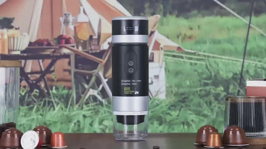 Mini Kaffeemaschine für Camping & Auto